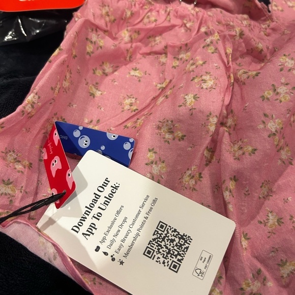 NWT Cider Women’s Floral Pink Camisole Top Blouse Lace Trim Size XS - Picture 6 of 15